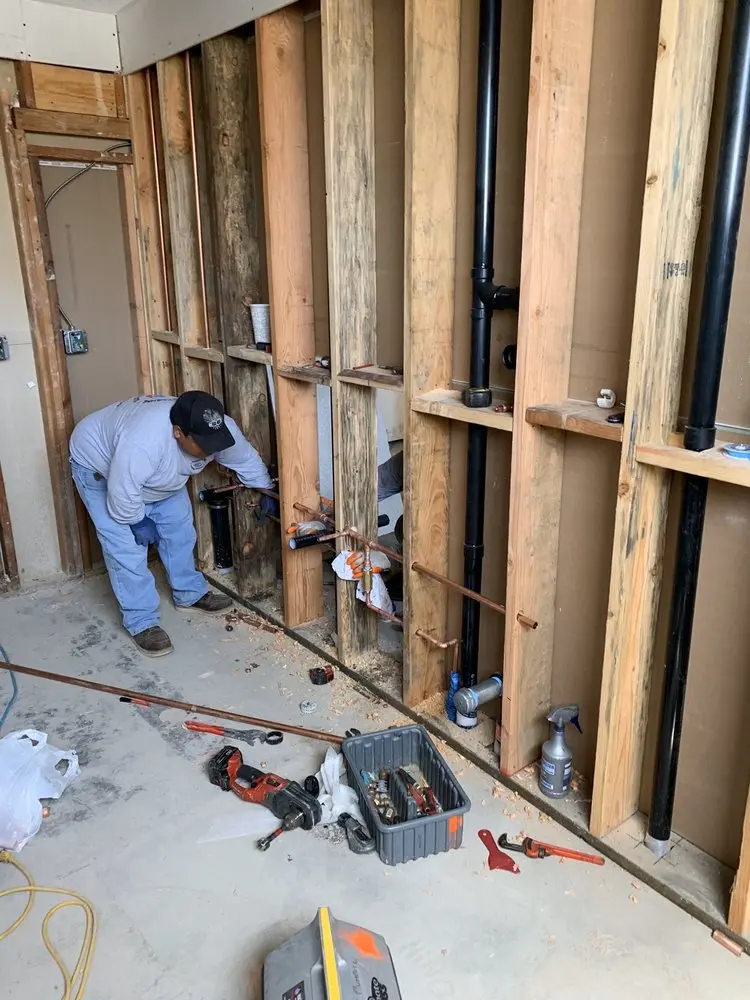 Commercial rough-in plumbing for Gas Line Repair in Fossil Park